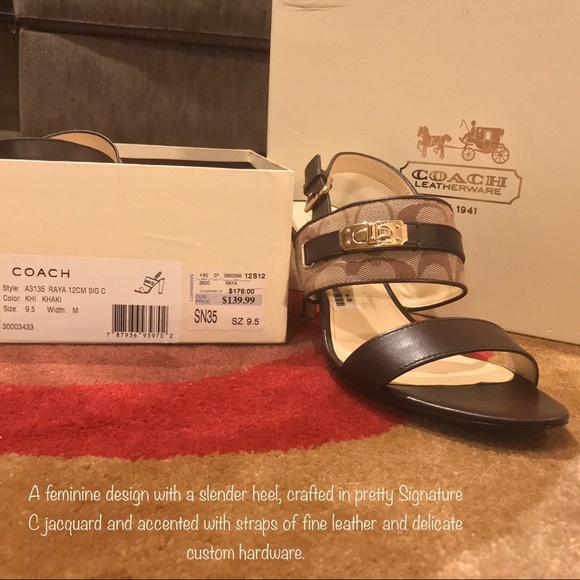 Coach Raya Heels | unique & nostalgic | worn once - Picture 2 of 6